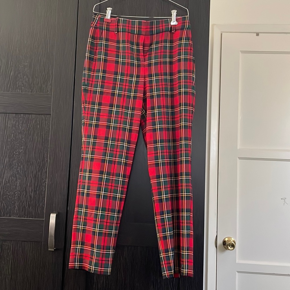 J. Crew - Plaid tartan pant/trouser - Cameroon style